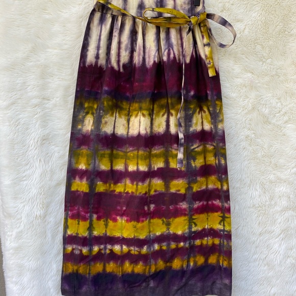 NEW Anthropologie TINY Heidi tie dye wrap skirt - Picture 2 of 6